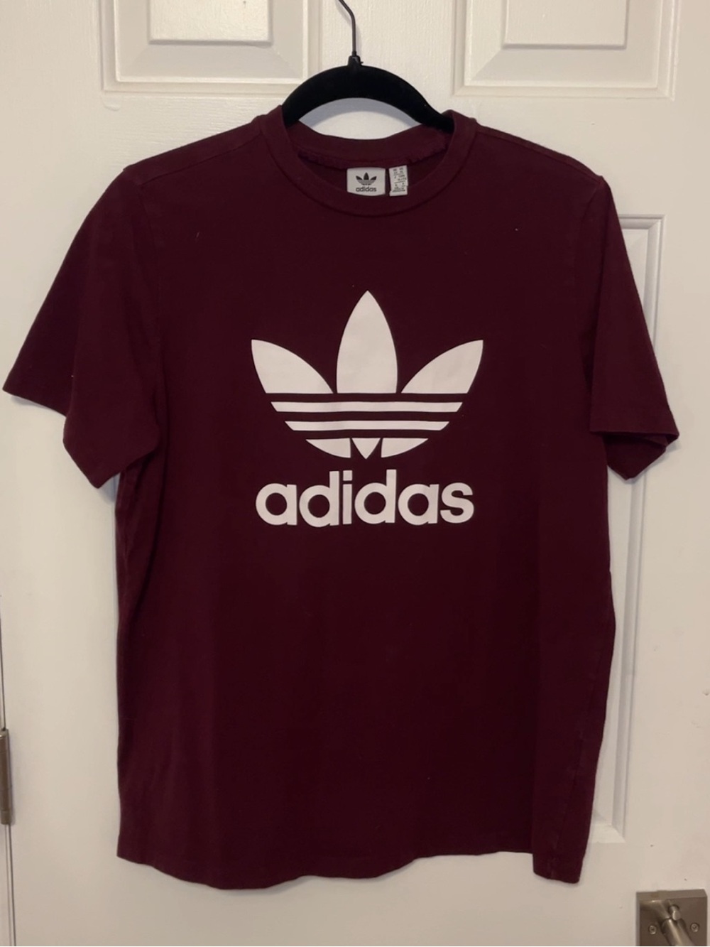 Adidas T-Shirt. burgundy. “Broke in” worn cozy feeling😀